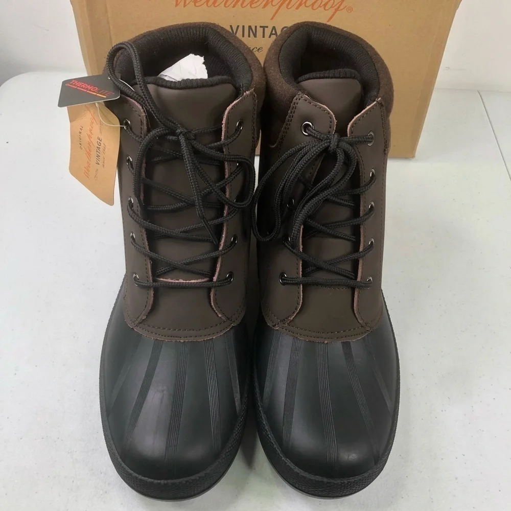 Weatherproof Vintage Luke Lace Up Duck Boot Shoes